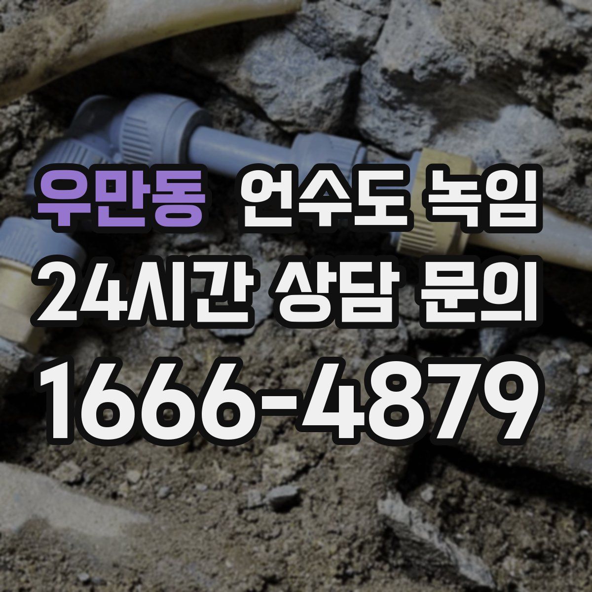 우만동 언수도 녹임