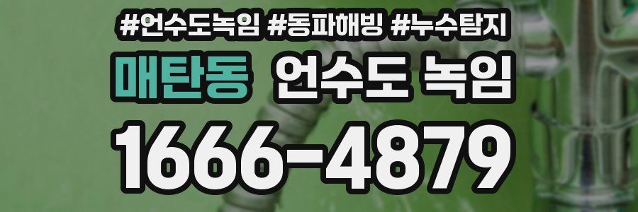 매탄동 언수도 녹임