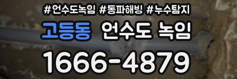 고등동 언수도 녹임