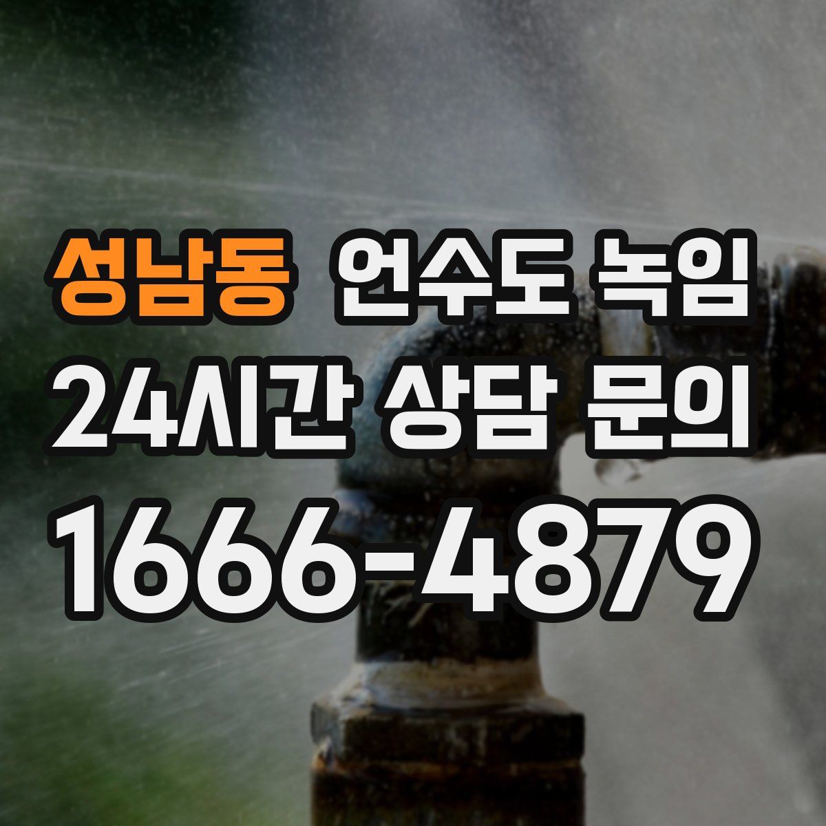 성남동 언수도 녹임