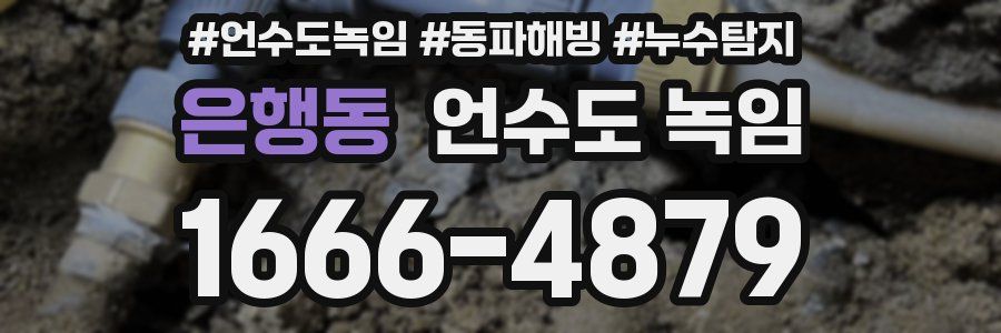 은행동 언수도 녹임