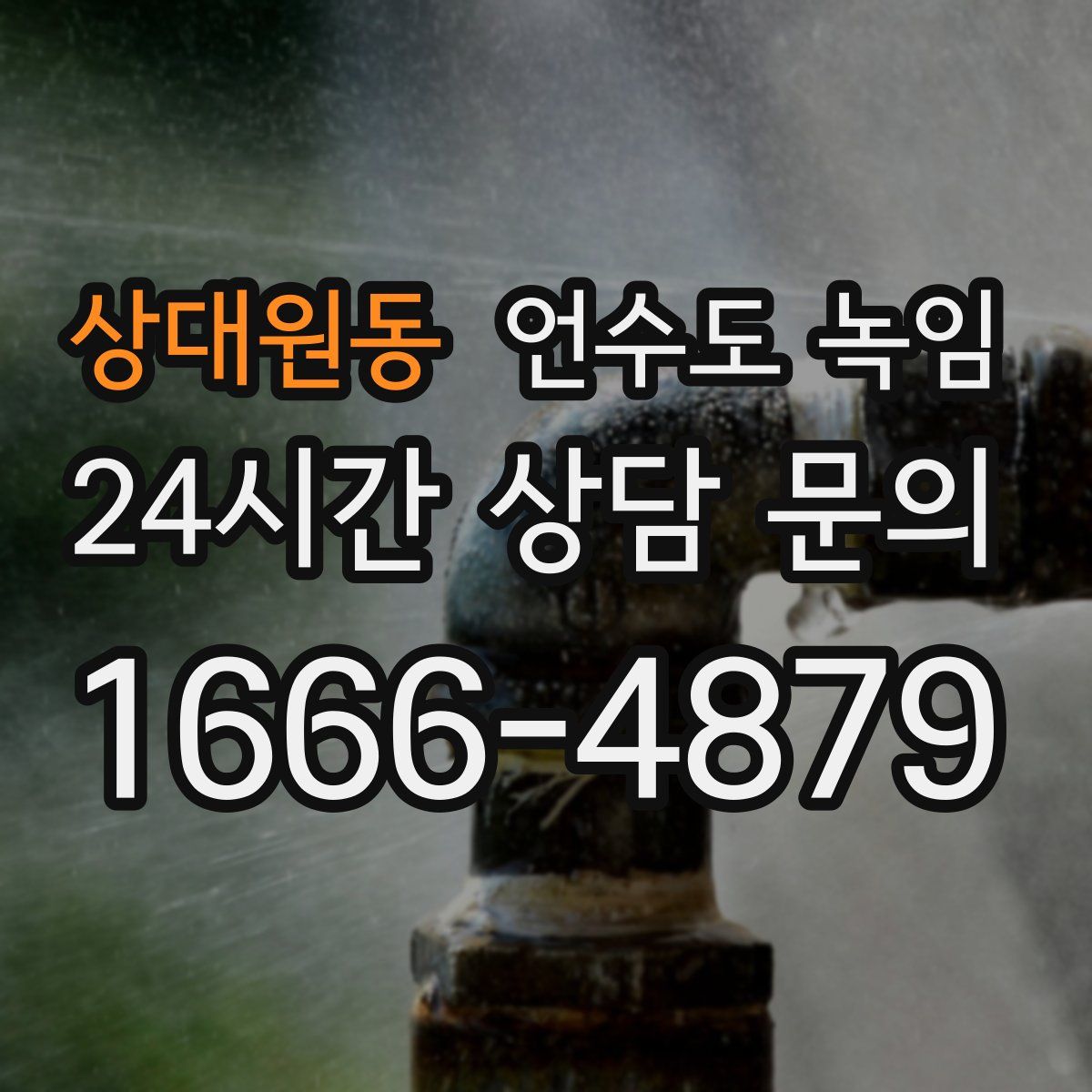 상대원동 언수도 녹임