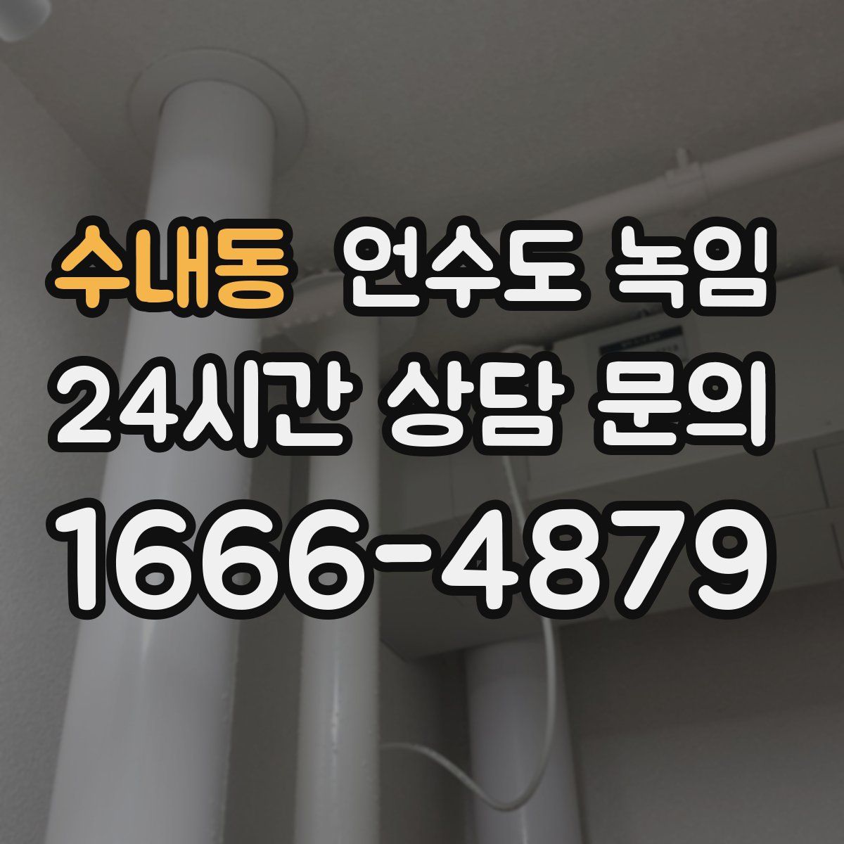 수내동 언수도 녹임