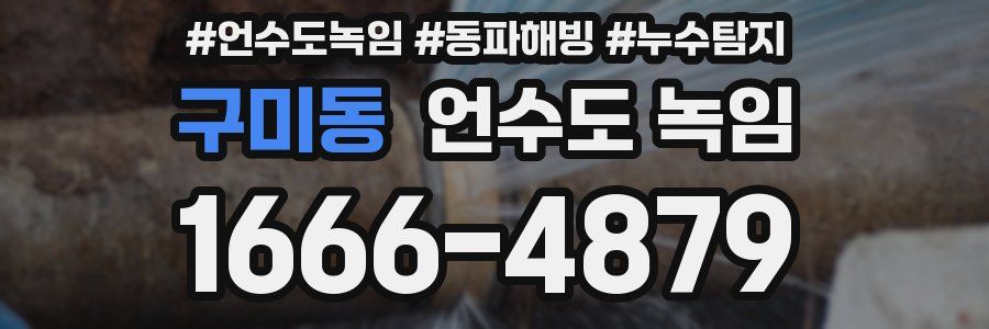 구미동 언수도 녹임