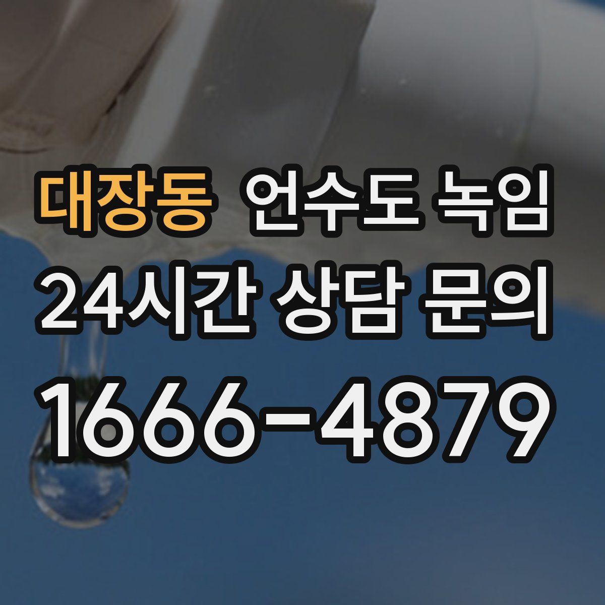 대장동 언수도 녹임