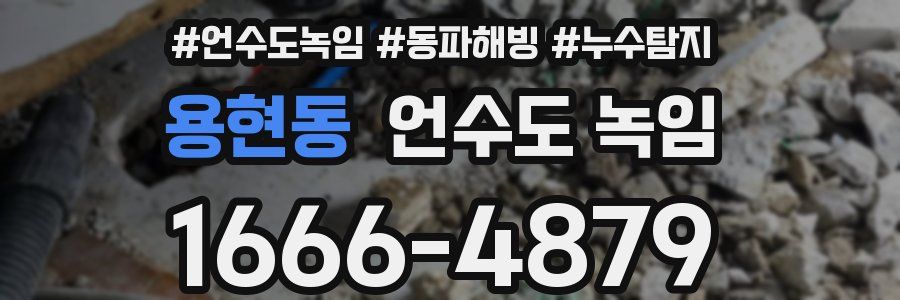 용현동 언수도 녹임