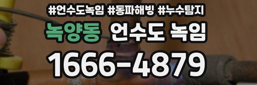 녹양동 언수도 녹임