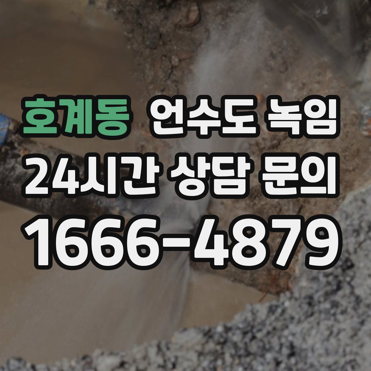 호계동 언수도 녹임