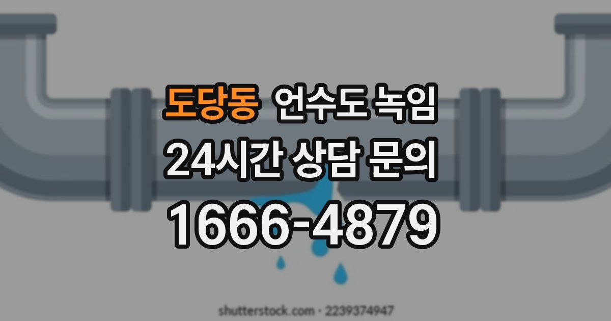 도당동 언수도 녹임