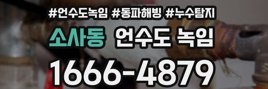 소사동 언수도 녹임