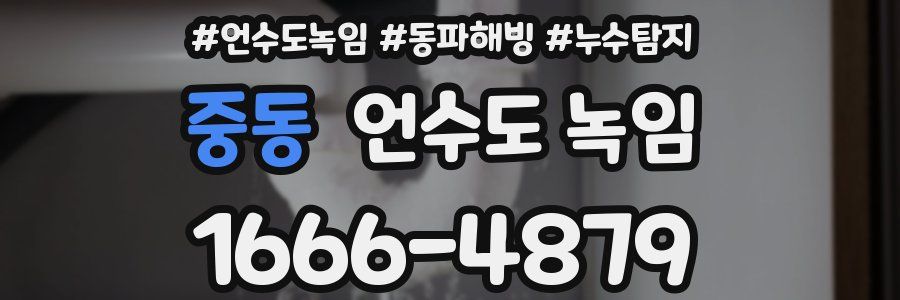 중동 언수도 녹임