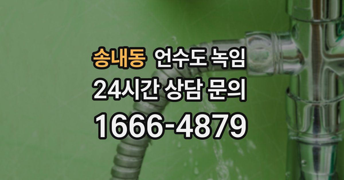 송내동 언수도 녹임