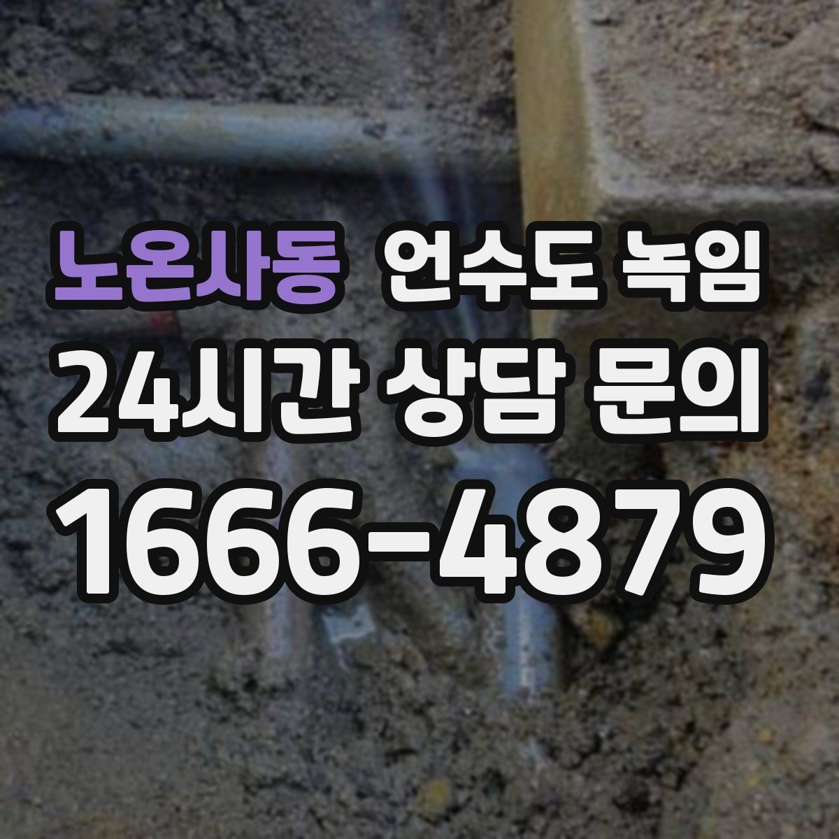 노온사동 언수도 녹임