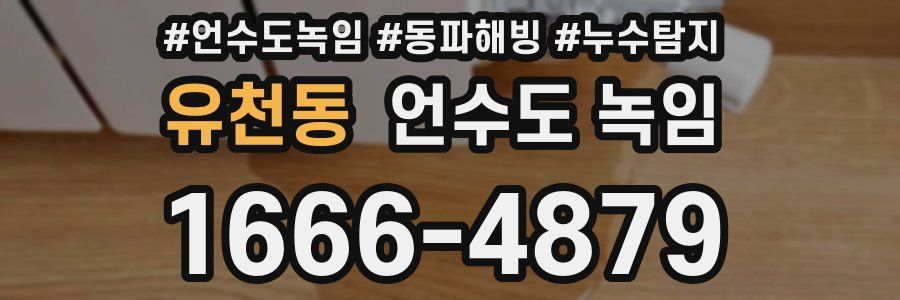 유천동 언수도 녹임