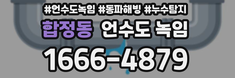 합정동 언수도 녹임