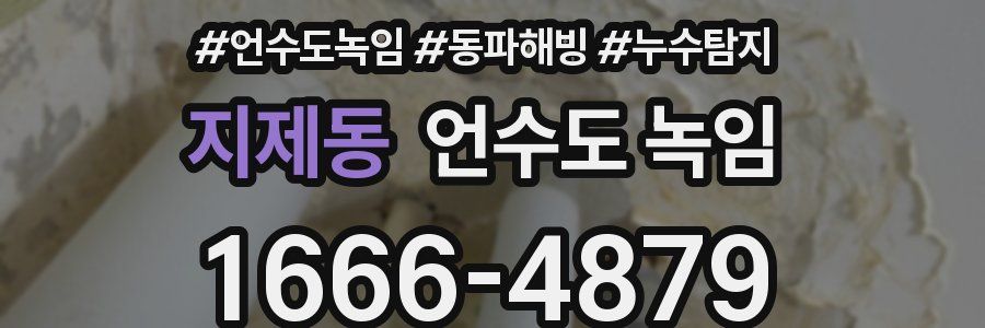 지제동 언수도 녹임