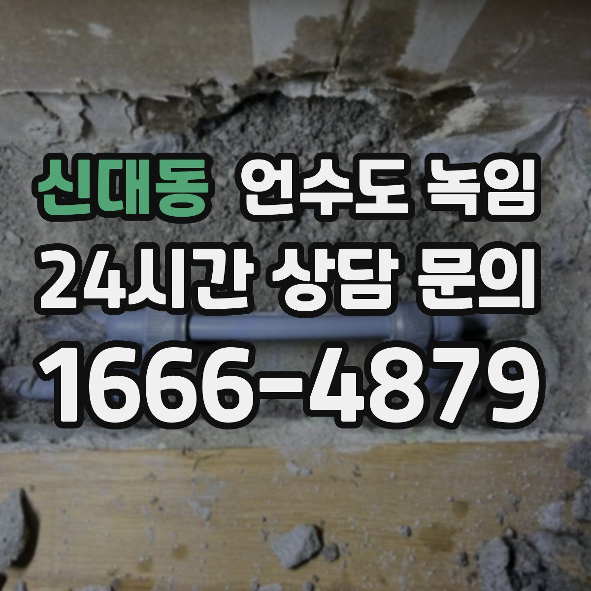 신대동 언수도 녹임