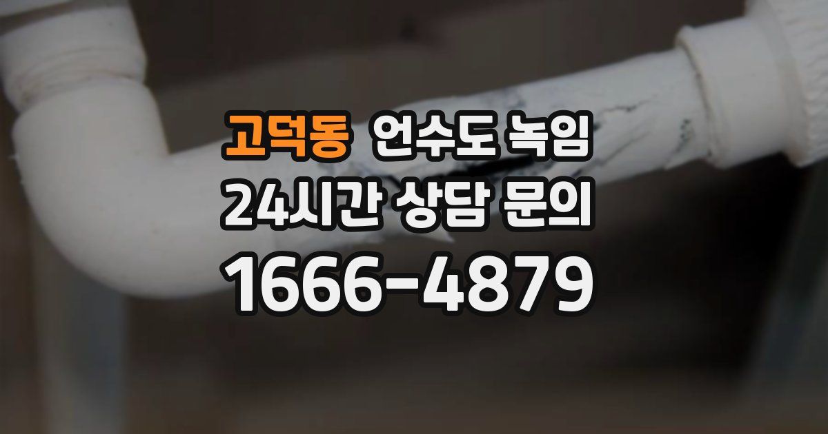 고덕동 언수도 녹임