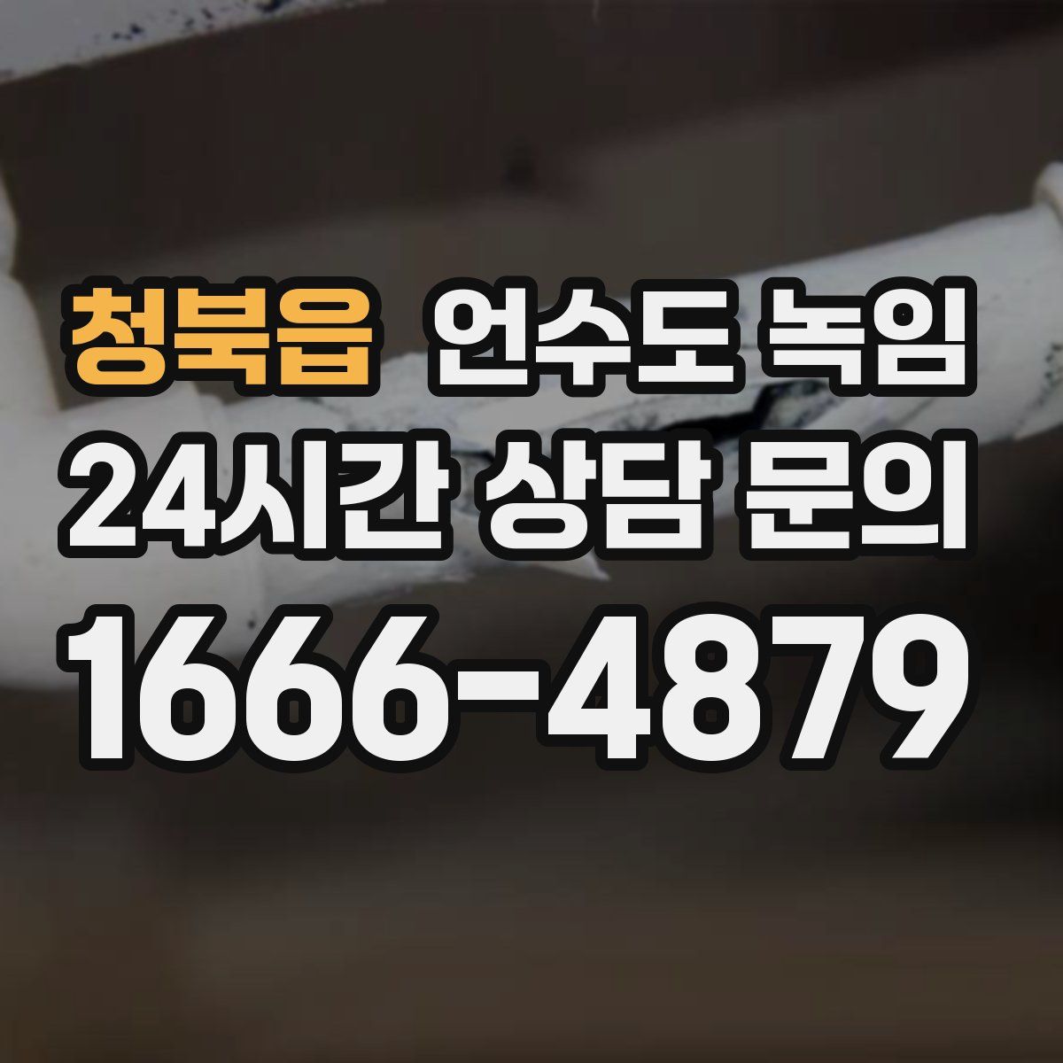 청북읍 언수도 녹임