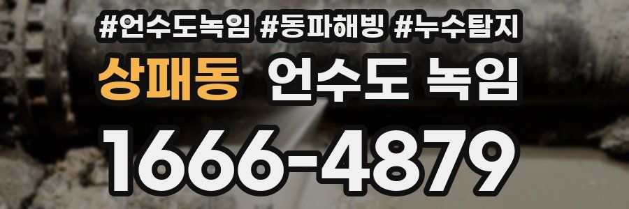 상패동 언수도 녹임