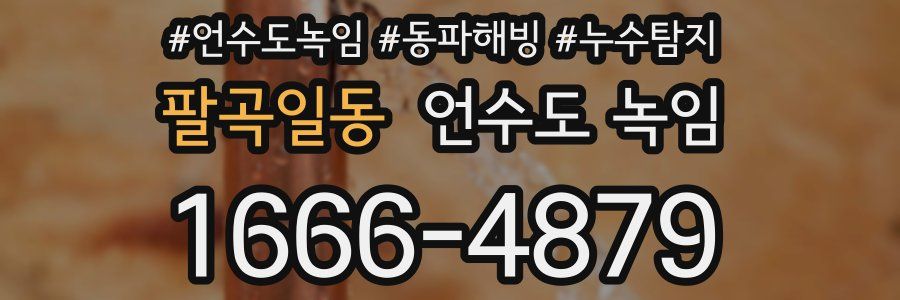 팔곡일동 언수도 녹임