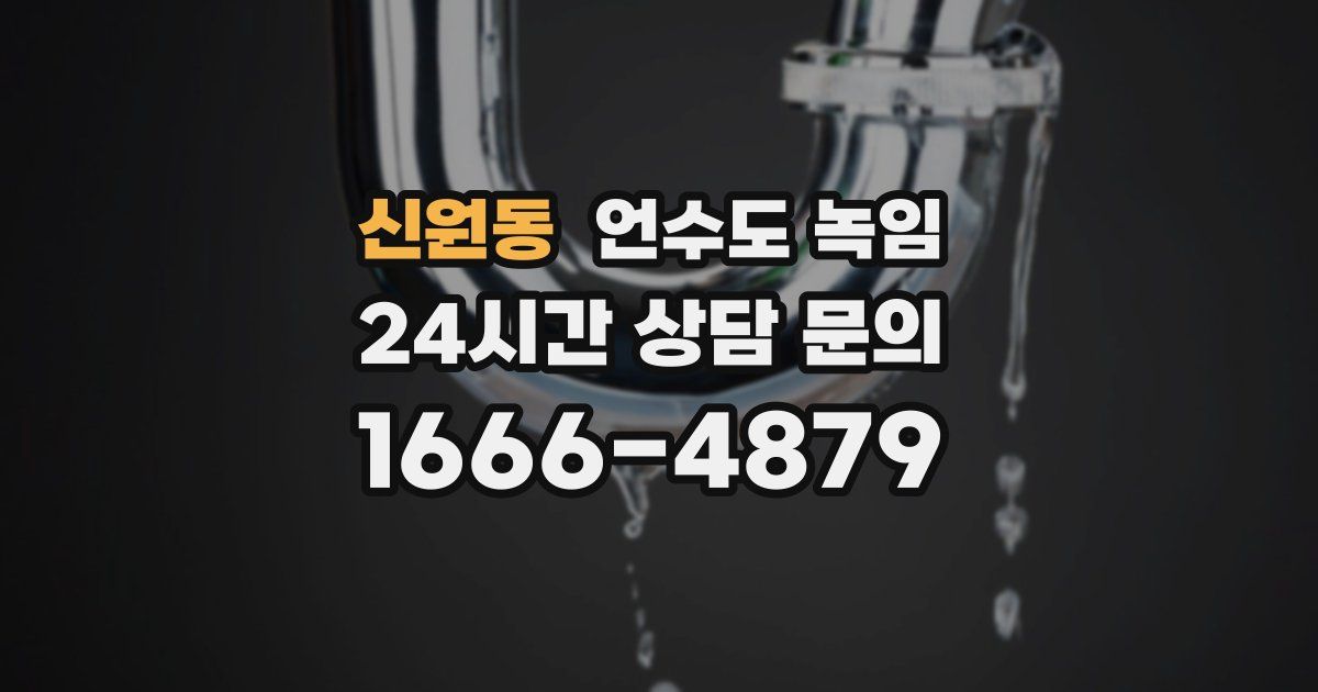 신원동 언수도 녹임