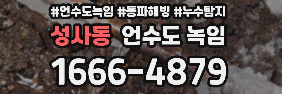 성사동 언수도 녹임