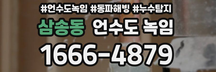 삼송동 언수도 녹임