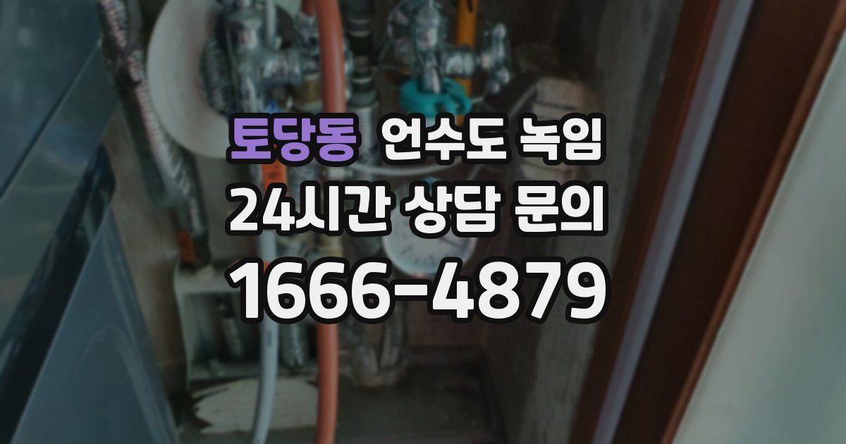 토당동 언수도 녹임