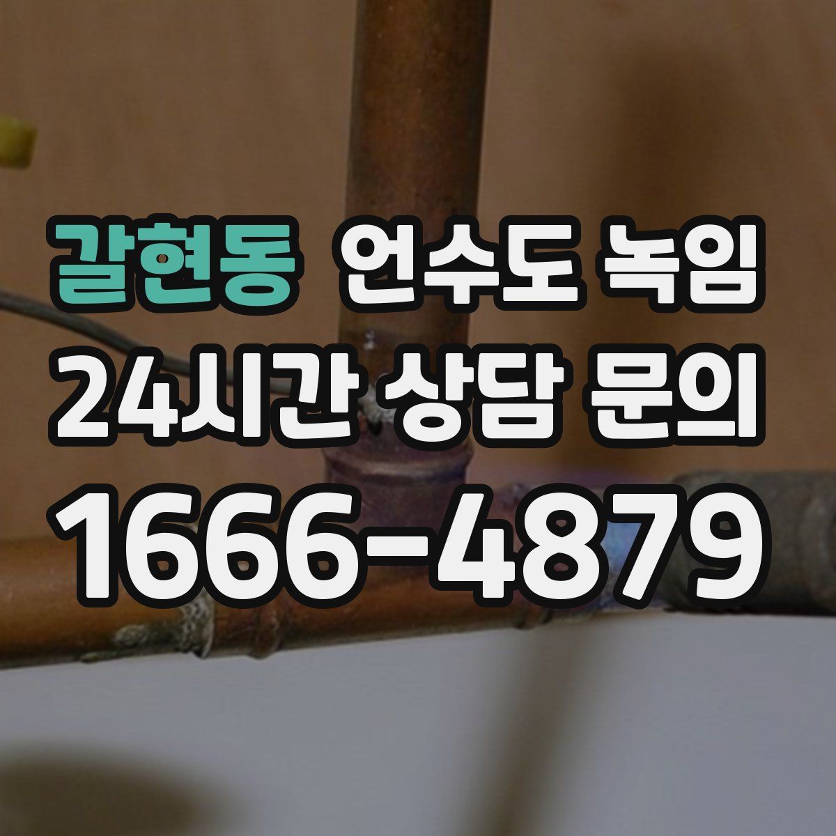 갈현동 언수도 녹임