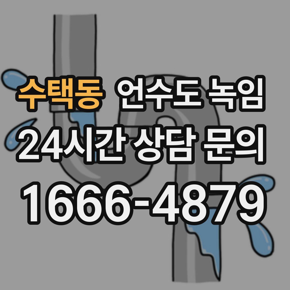 수택동 언수도 녹임