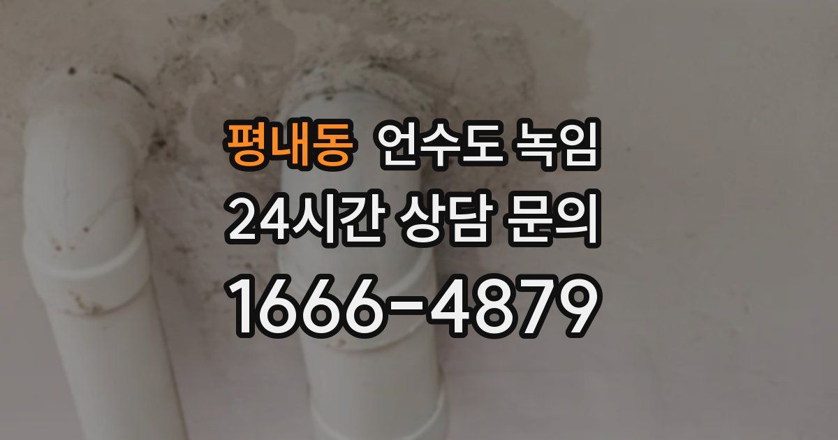 평내동 언수도 녹임