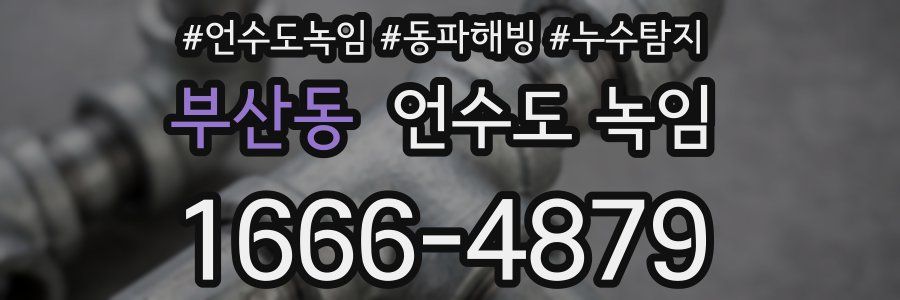 부산동 언수도 녹임