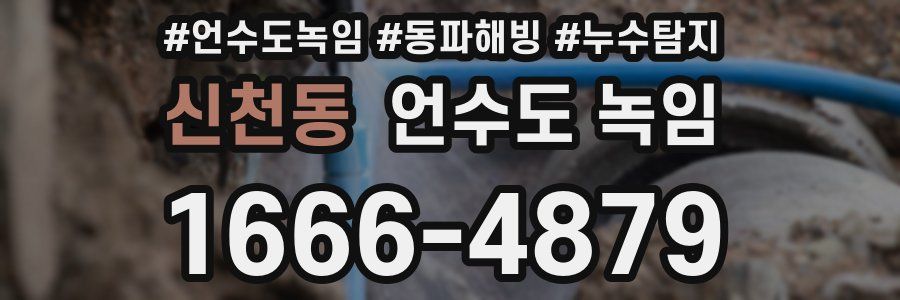 신천동 언수도 녹임