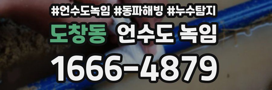 도창동 언수도 녹임