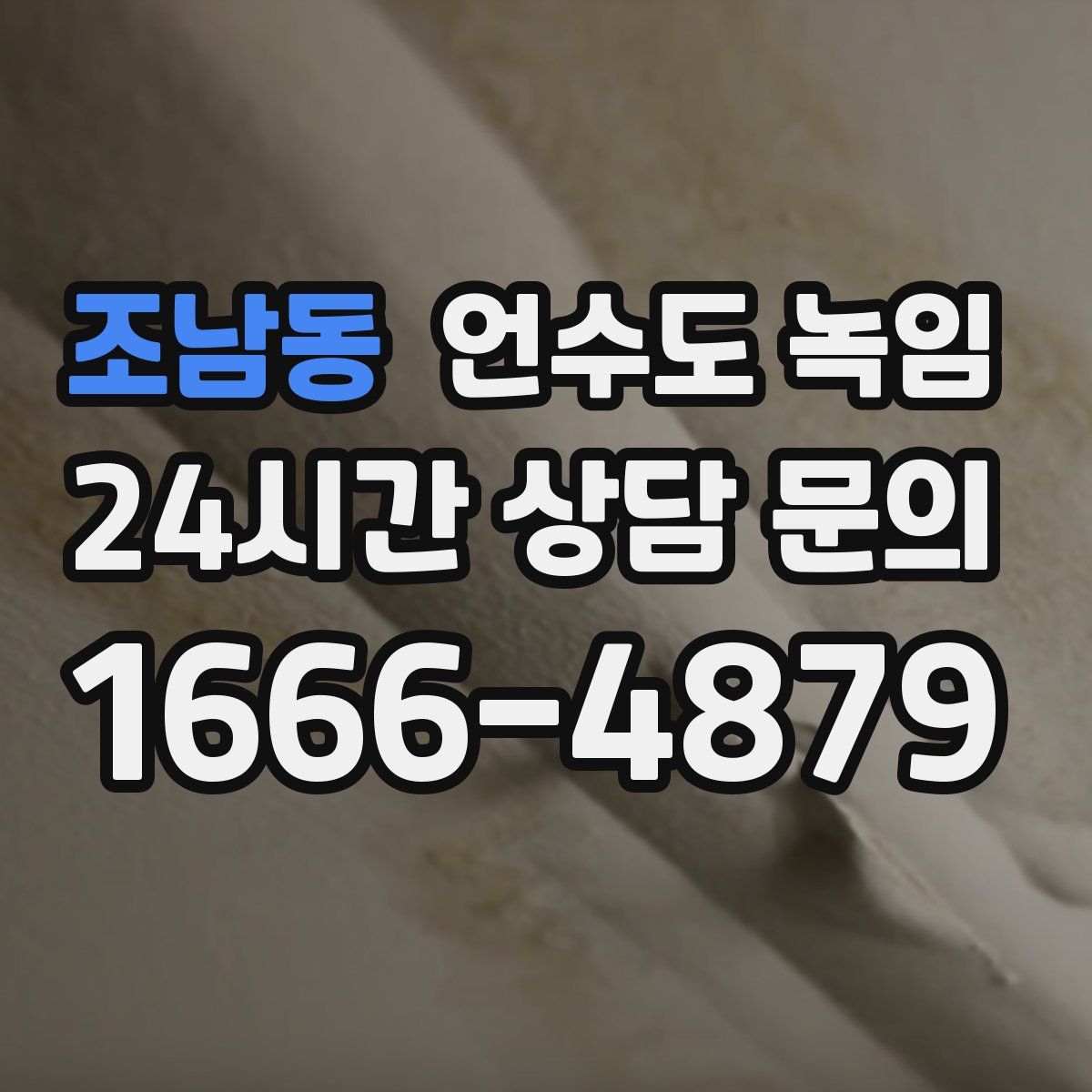 조남동 언수도 녹임