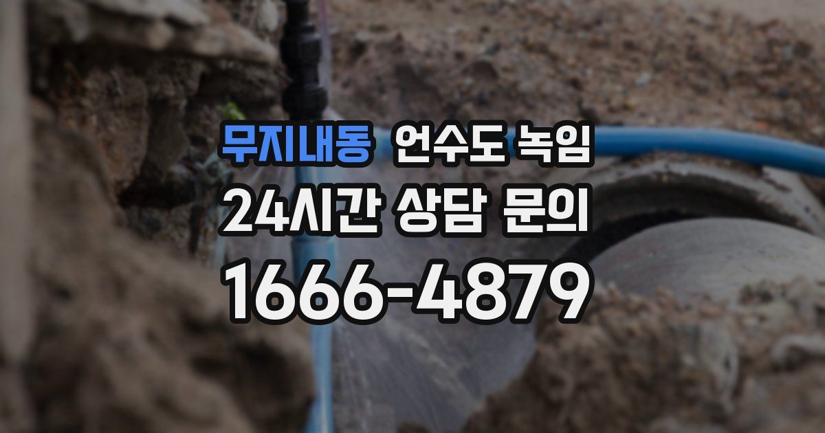 무지내동 언수도 녹임