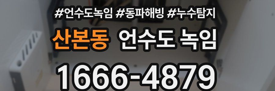 산본동 언수도 녹임