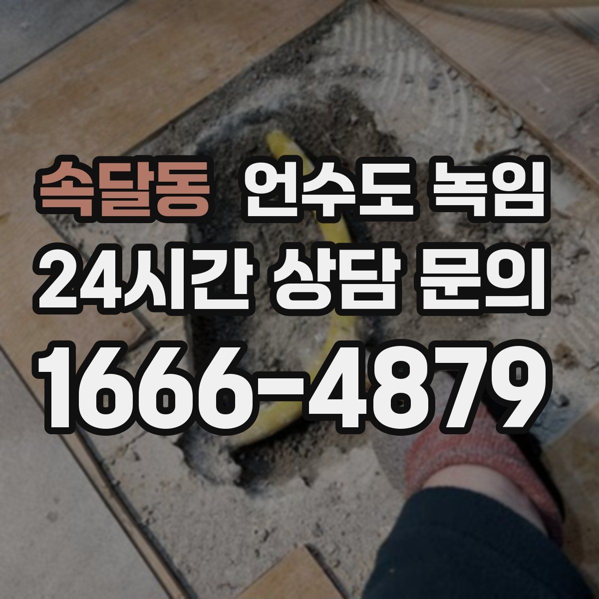 속달동 언수도 녹임