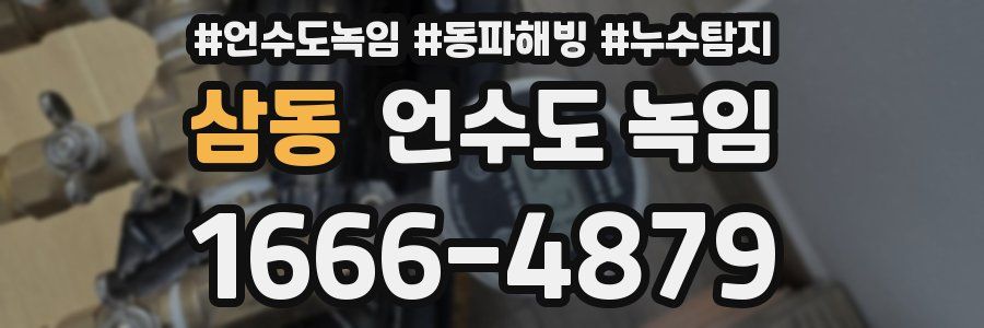 삼동 언수도 녹임