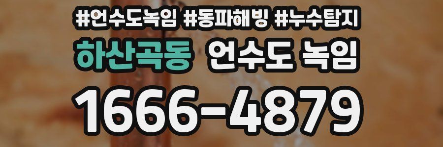 하산곡동 언수도 녹임