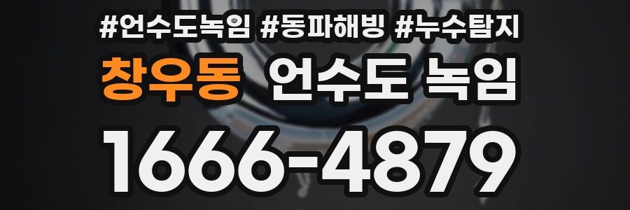 창우동 언수도 녹임