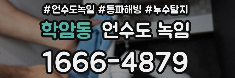 학암동 언수도 녹임