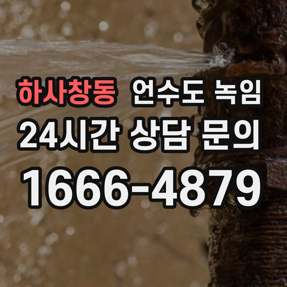 하사창동 언수도 녹임