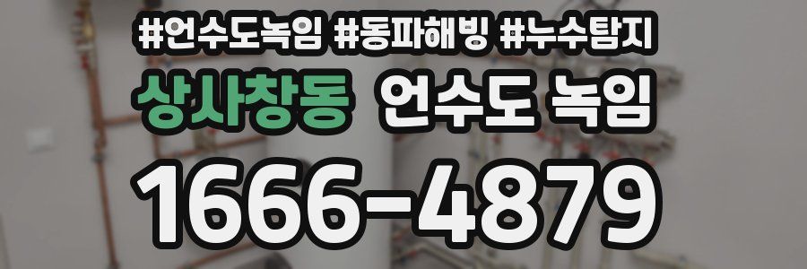 상사창동 언수도 녹임