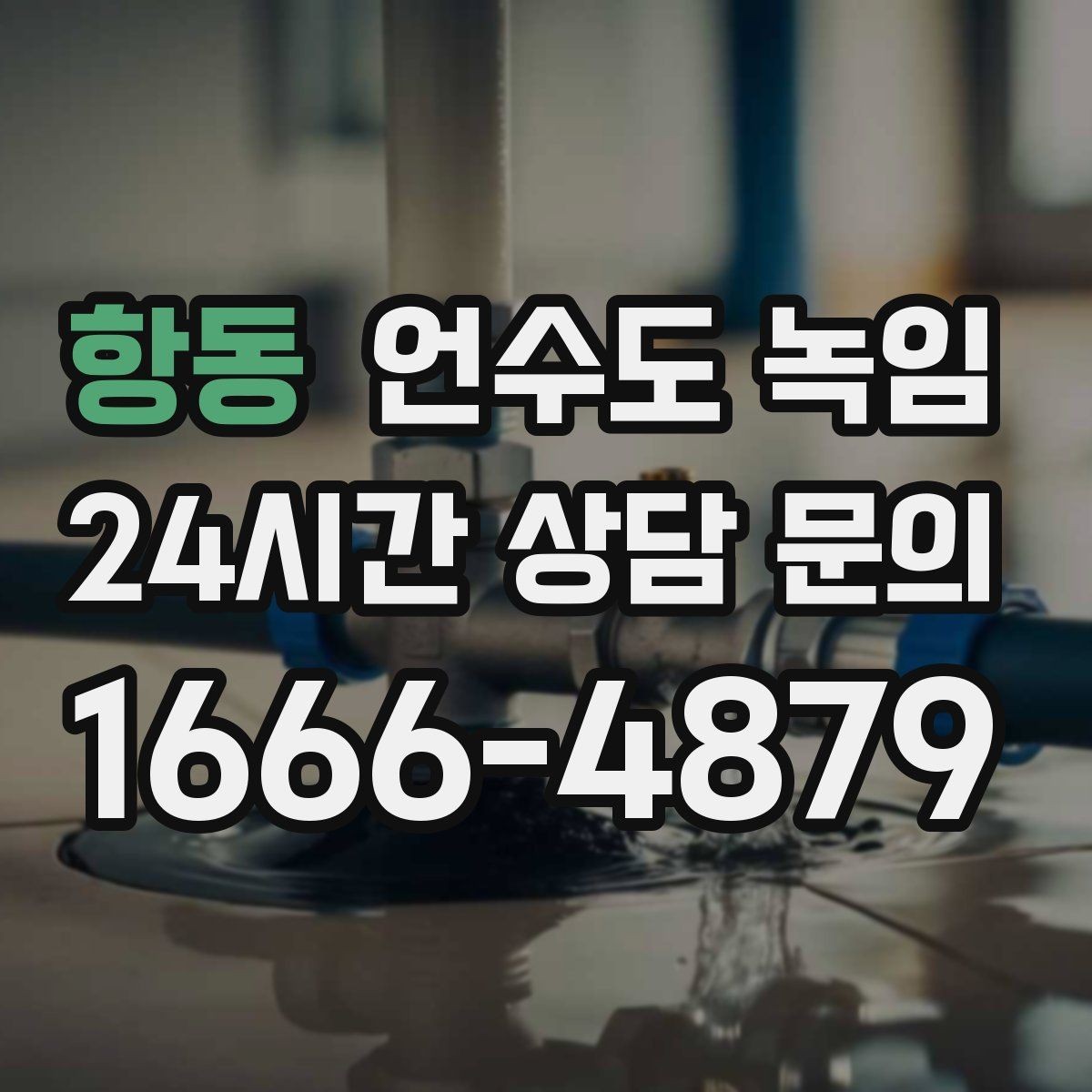 항동 언수도 녹임 당일 출동을 위해 필요한 현장 정보