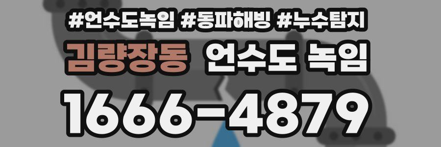 김량장동 언수도 녹임