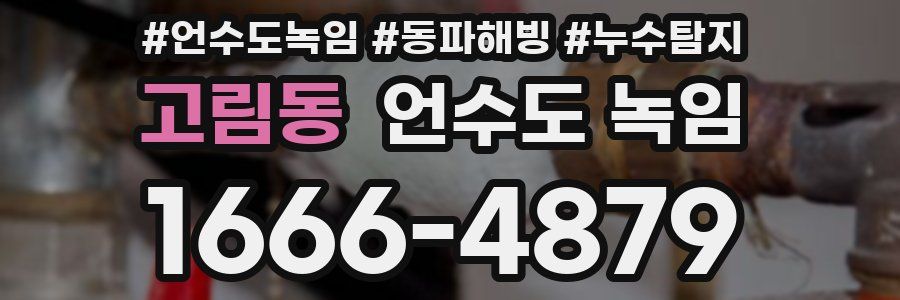 고림동 언수도 녹임