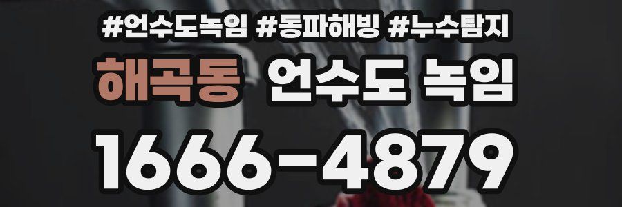 해곡동 언수도 녹임