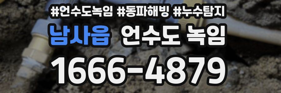 남사읍 언수도 녹임